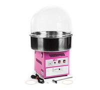 Royal Catering Machine à Barbe à Papa Professionnelle RCZK-1200E (diamètre de la cuve 52 cm, 1 200W, rendement horaire 1 portion/30-60 s, 52x52x50cm, Avec couvercle de protection)