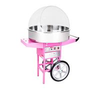 Royal Catering Machine à Barbe à Papa Professionnelle RCZC-1200XL (diamètre de la cuve 72 cm, 1.200W, rendement horaire 1 unité/60s, 96x72x128cm, avec couvercle de protection)