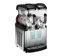 Royal Catering Machine à granitas granités boissons frappées RCSL 2/6lCE (deux cuves d'une contenance totale de 16 litres, jusqu'à 12 heures d'utilisation, sans BPA)