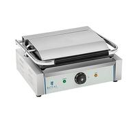 Royal Catering Machine à Panini Burger RCKG-2200 (2.200W, 230V, supérieur plaque de cuisson 34x22, inférieur plaque de cuisson 34,5x23, collecteur de graisse)