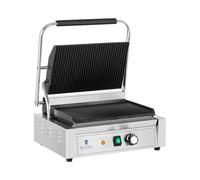 Royal Catering Machine à panini rainurée - 2,200 W RCPKG-2200-R