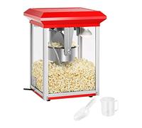 Royal Catering Machine À Popcorn (1300 W, 150 g en 180 s, 3 kg/h, Verre De Sécurité, Marmite 1,5 l, Revêtement antiadhésif) Appareil Professionnel Sucré Caramel