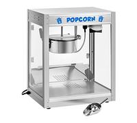 Royal Catering Machine a Popcorn Professionnelle (1350 W, env. 6 kg/h, Acier Inoxydable, Revêtement antiadhésif)