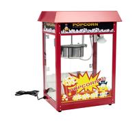 Royal Catering Petite machine à popcorn - Puissance 1 500 W, acier inoxydable, verre trempé et revêtement antiadhésif RCPR-16E
