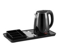 Royal Catering Plateau de courtoisie hôtel - Avec compartiments pour café et thé - Bouilloire 1,2 l - 1800 W - Sans fil G
