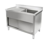 Royal Catering Plonge en inox - 120cm RCHS-1200WS
