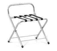 Royal Catering Porte-Bagages, Pliable, 55 x 45 x 64 cm, 50 kg | Acier Inoxydable de Haute Qualité, Porte Valise Hôtel