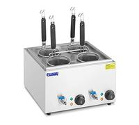 Royal Catering RC-0042 Cuiseur à pâtes (4 paniers, Puissance : 3 000 W, Plage de température : 30 - 110 °C)
