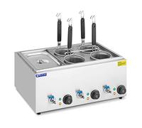 Royal Catering Cuiseur à pâtes avec 4 paniers et bac GN 1/3 - Température : 30 - 110 °C RC-PM004