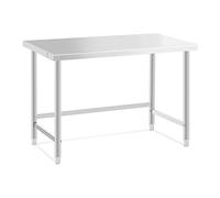 Table de travail inox - ECO - 120 x 60 cm - 300 kg - Royal Catering RCAT-120/60-PS