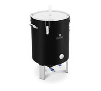 Royal Catering Cuve de fermentation - 60 L - 0 - 40 °C - acier inoxydable - avec gaine isolante RCBM-60ICF