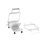 Royal Catering RCCSL-01 Coupe-fromage avec 2 cadres de coupe 10/20 mm, bâtonnets, cubes en acier inoxydable/aluminium