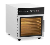 Royal Catering RCDA-500/15S Déshydrateur alimentaire Inox 500 W 6 étagères Sèche alimentaire Déshydrateur professionnel