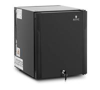 Royal Catering RCGK-MB33L Minibar 25L Porte en verre Noir Hôtel Mini Bar Réfrigérateur Réfrigérateur d'hôtel Réfrigérateur Réfrigérateur