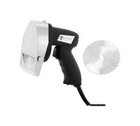 Royal Catering RCKK-80.2 Couteau Dönbab Électrique avec Lame Extra de 10 cm Couteau Électrique pour Couper Döner Kebab Viande Noir+Rouge