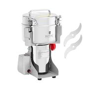 Royal Catering RCMZ-2000D Moulin à épices électrique 2000 g 21 x 9.5 cm 3400 W numérique Moulin à épices électrique professionnel Broyeur à épices -