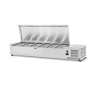 Royal Catering Saladette À Poser Table Comptoir Réfrigéré RCKV-140/39-S5 (Volume Total De 50 Litres, 5 Récipients Gn 1/3, Thermostat Automatique)