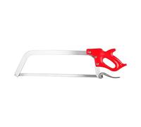 Royal Catering Scie À Os De Boucher Pour Gibier RCFS-2 (Longueur de la lame 46 cm, Lame Acier inoxydable, Épaisseur: 0,7 mm, Cadre en aluminium, Levier inclus)