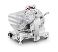 Royal Catering Trancheuse à Jambon RCAM-250EXPERT (40x48x37cm, 180W, épaisseur de coupe 0-12 mm, diamètre des lames Ø 250 mm, affûteur)