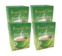 Royal Chai Elaichi Sucré 220 g (lot de 4) - Thé instantané premium - Thé à la cardamome - Naturel - Thé indien instantané à la cardamome