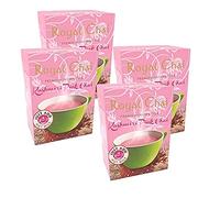 Royal Chai Kashmiri Rose sucré 200 g (lot de 4) - Thé instantané premium - Thé Kashmiri - Naturel - Thé indien Instant Kashmiri