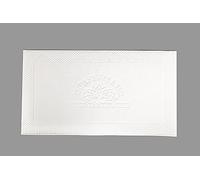 Royal Chateau & Spa, Tapis de Bain en éponge Jacquard, 55 x 90 cm, Blanc.