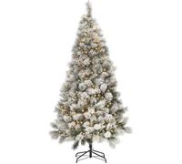 Royal Christmas® Arbre de Noël artificiel Chicago 120 cm avec neige | Y compris l'éclairage LED