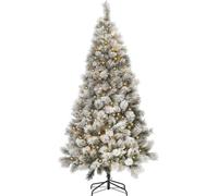 Royal Christmas® Sapin de Noël artificiel Chicago 120 cm avec neige | éclairage LED inclus