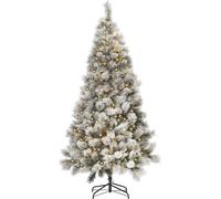 Royal Christmas® Sapin de Noël artificiel Chicago 150 cm avec neige | éclairage LED inclus