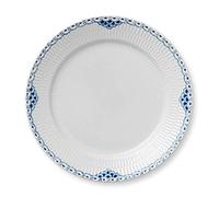 Royal Copenhagen Princess 1017273 Assiette plate en porcelaine Blanc/bleu Ø 27 cm