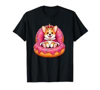 Royal Corgi Donut King Adorable Chiot Kawaii T-Shirt
