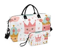 Royal Crown Sac de sport de voyage avec sac de rangement pour homme et femme, Multicolore, Taille unique