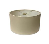 Royal Designs Abat-jour ovale à couverture rigide Beige 20 x 25 x 14 cm