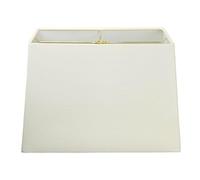 Royal Designs Abat-jour rectangulaire avec dos rigide Coquille d'œuf en lin 17,8 x 35,6 x 28,9 x 28,9 cm
