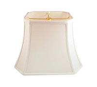 Royal Designs Abat-jour rectangulaire en lin Blanc 5 x 6,5 x 8 x 12 x 10 cm