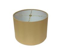 Royal Designs Abat-jour rigide Motif tambour, doré vieilli, 15 x 16 x 10