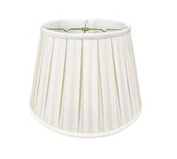 Royal Designs BSO-724-16WH Abat-jour classique plissé anglais Blanc 26,7 x 40,6 x 27,9 cm