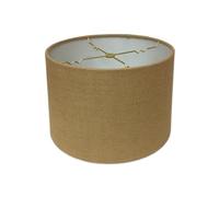 Royal Designs HB-610-16BL Abat-jour tambour rigide en toile de jute 15 x 16 x 10 cm