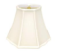 Royal Designs, Inc. BSO-701-14EG Abat-jour basique avec base évasée et coins extérieurs festonnés, coquille d’œuf, 20,3 x 35,6x 28,9 cm