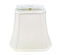 Royal Designs, INC Coupe carrée Coin Bell Basic Abat-jour - Blanc 8 x 14 x 11.25