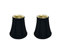 Royal Designs, Inc. True Bell BSO-704FC-6BLK-2 Lot de 2 abat-jours Basic Noir 8,9 x 15,2 x 16,25 cm