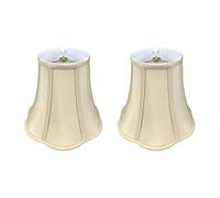 Royal Designs Lot de 2 abat-jours évasés en forme de cloche Beige 5 x 10 x 8,25 cm