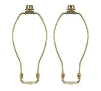 Royal Designs - Lyre de Lampe - Ensemble de Support Lampe Lyre et Faîteau - Laiton Poli, Métal, Laiton poli, 8.5"