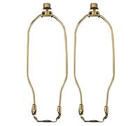 Royal Designs - Lyre de Lampe - Ensemble de Support Lampe Lyre et Faîteau - Laiton Poli, Métal, Laiton poli, 7.5 in