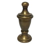 Royal Designs simples Vase Fleuron Design lampe Single Laiton aspect ancien