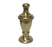 Royal Designs simples Vase Fleuron Design lampe Single Laiton poli