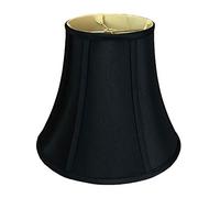 Royal Designs True Bell Basic Abat-jour avec encoche en V Noir 12,7 x 25,4 x 21,6 cm