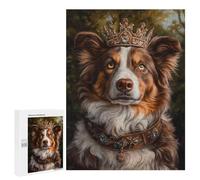 Royal Dog Collar with Crown Puzzle 1000 Pièces Educa Jouet en Bois Cadeau Unique Décoration Intérieure Jeu Éducatif Challenge Toy Adultes Et Enfants À Partir De 14 Ans 500 PCS