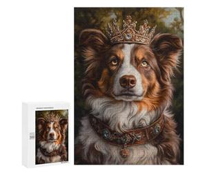 Royal Dog Collar with Crown Puzzle 1000 Pièces Educa Jouet en Bois Cadeau Unique Décoration Intérieure Jeu Éducatif Challenge Toy Adultes Et Enfants À Partir De 14 Ans 300 PCS