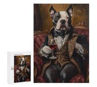 Royal Dog in Luxury Attire Puzzle 1000 Pièces Educa Jouet en Bois Cadeau Unique Décoration Intérieure Jeu Éducatif Challenge Toy Adultes Et Enfants À Partir De 14 Ans 300 PCS